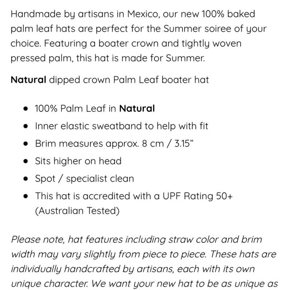 Lack of Color Palma Hat size S/M NWT - Picture 2 of 9